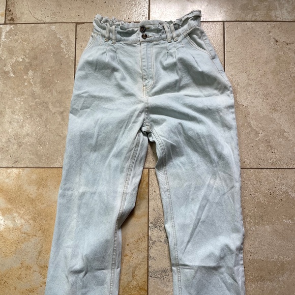 High Wasted Denim Trousers - Picture 1 of 5